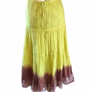 Wet Seal Boho Style Cotton Skirt SMALL